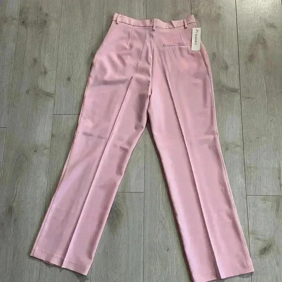 BNWT Bardot Women’s maison straight leg pants size 8 in Soft Pink - Picture 4 of 5